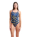 Arena Wave Swimsuit Lightdrop Back