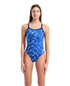 Arena Wave Swimsuit Lightdrop Back