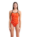 Arena Wave Swimsuit Lightdrop Back