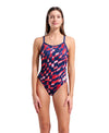 Arena Wave Swimsuit Lightdrop Back
