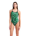 Arena Wave Swimsuit Lightdrop Back