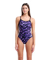 Arena Wave Swimsuit Lightdrop Back