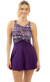 Dolfin Women's Aquashape Knot Front Swim Dress