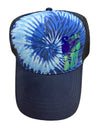 Tie Dye Swim Print Baseball Cap