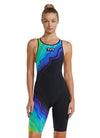 TYR Women's Venzo Volconyx Open Back Tech Suit Swimsuit