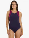 Aquashape Color Block Moderate Lap Suit